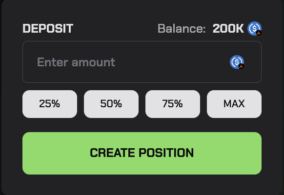 Create Position Interface